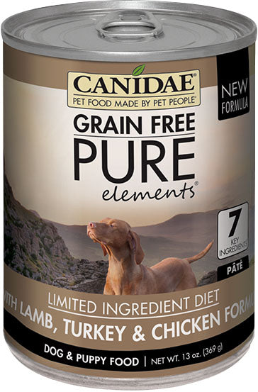 Canidae-Pure-Canidae Pure Elements Formula Wet Dog Food- Lamb/turkey/chi 13 Oz (Case of 12 )