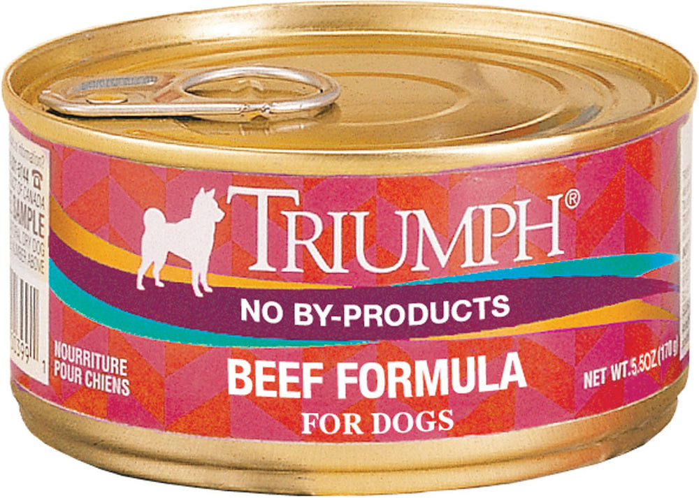 Triumph Pet Industries-Canned Dog Food- Beef 5.5 Oz (Case of 24 )