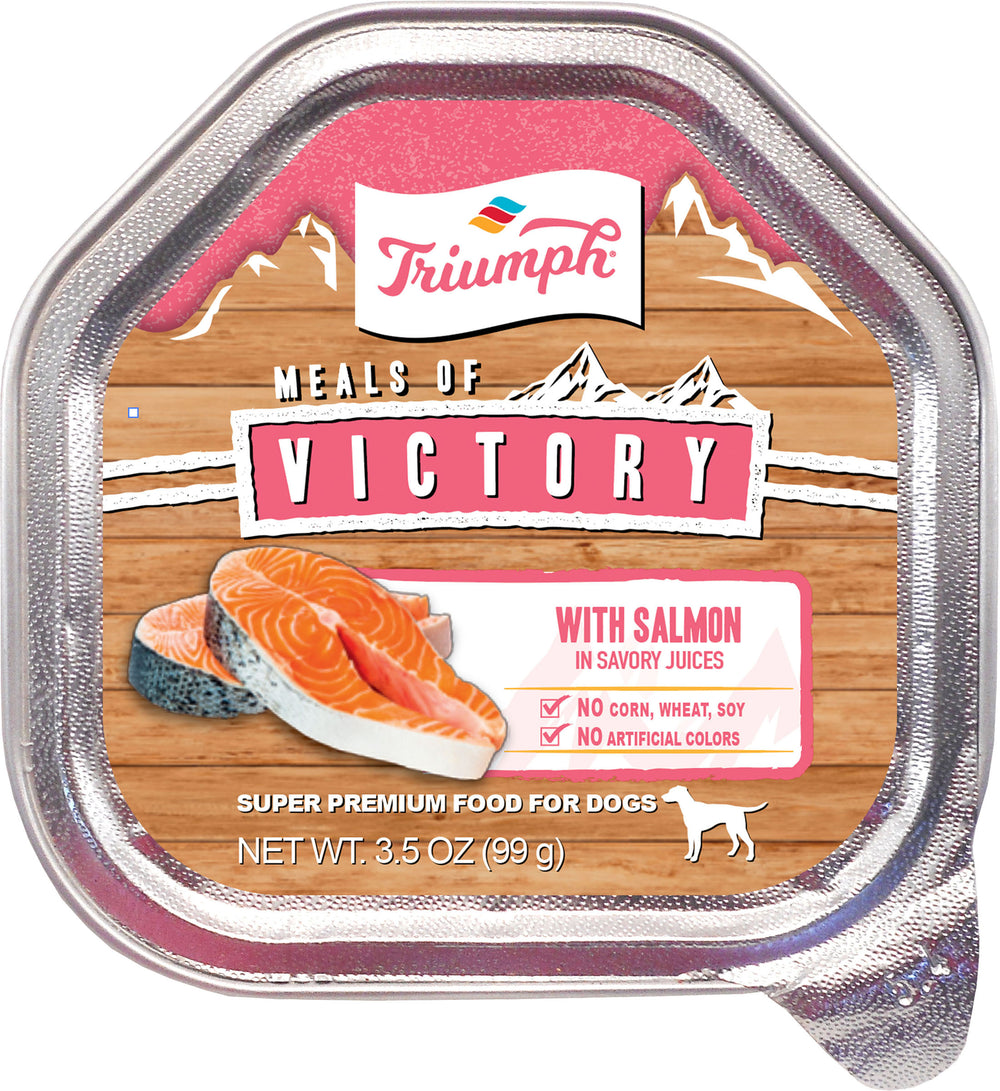 Triumph Pet Industries-Triumph Victory Wet Cup Dog Food- Chicken 3.5 Oz (Case of 15 )