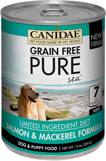 Canidae-Pure-Canidae Pure Sea Formula Wet Dog Food- Salmon/mackerel 13 Oz (Case of 12 )