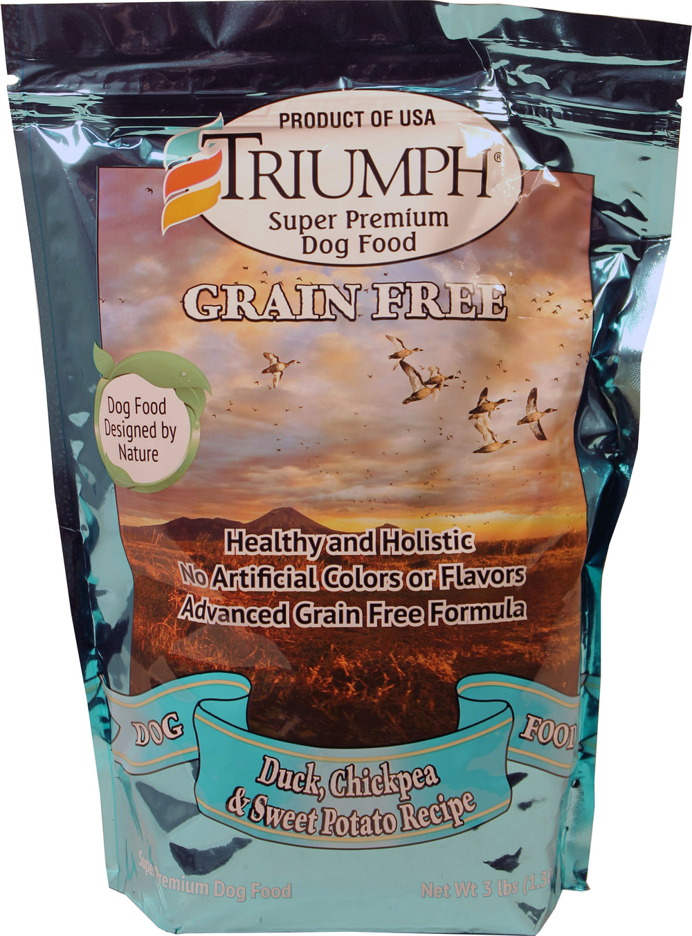 Triumph Pet Industries-Grain Free Recipe Dog Food- Turkey/sweetpot 3 Lb