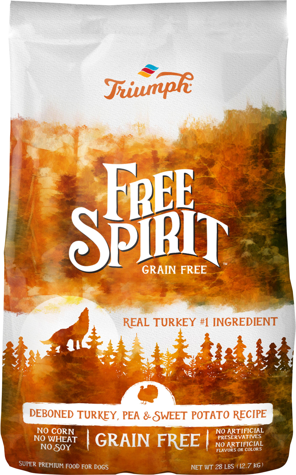 Triumph Pet Industries-Grain Free Recipe Dog Food- Turkey/sweetpot 3 Lb