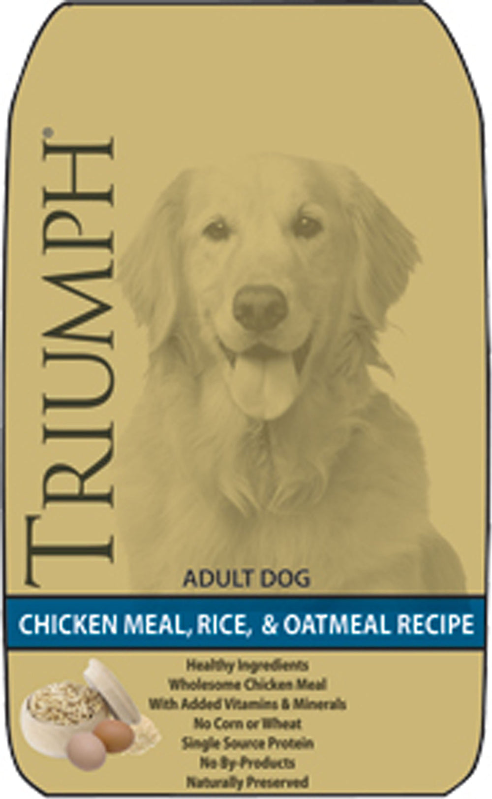 Triumph Pet Industries-Triumph Premium Dry Dog Food- Chicken Rice & 40 Lb