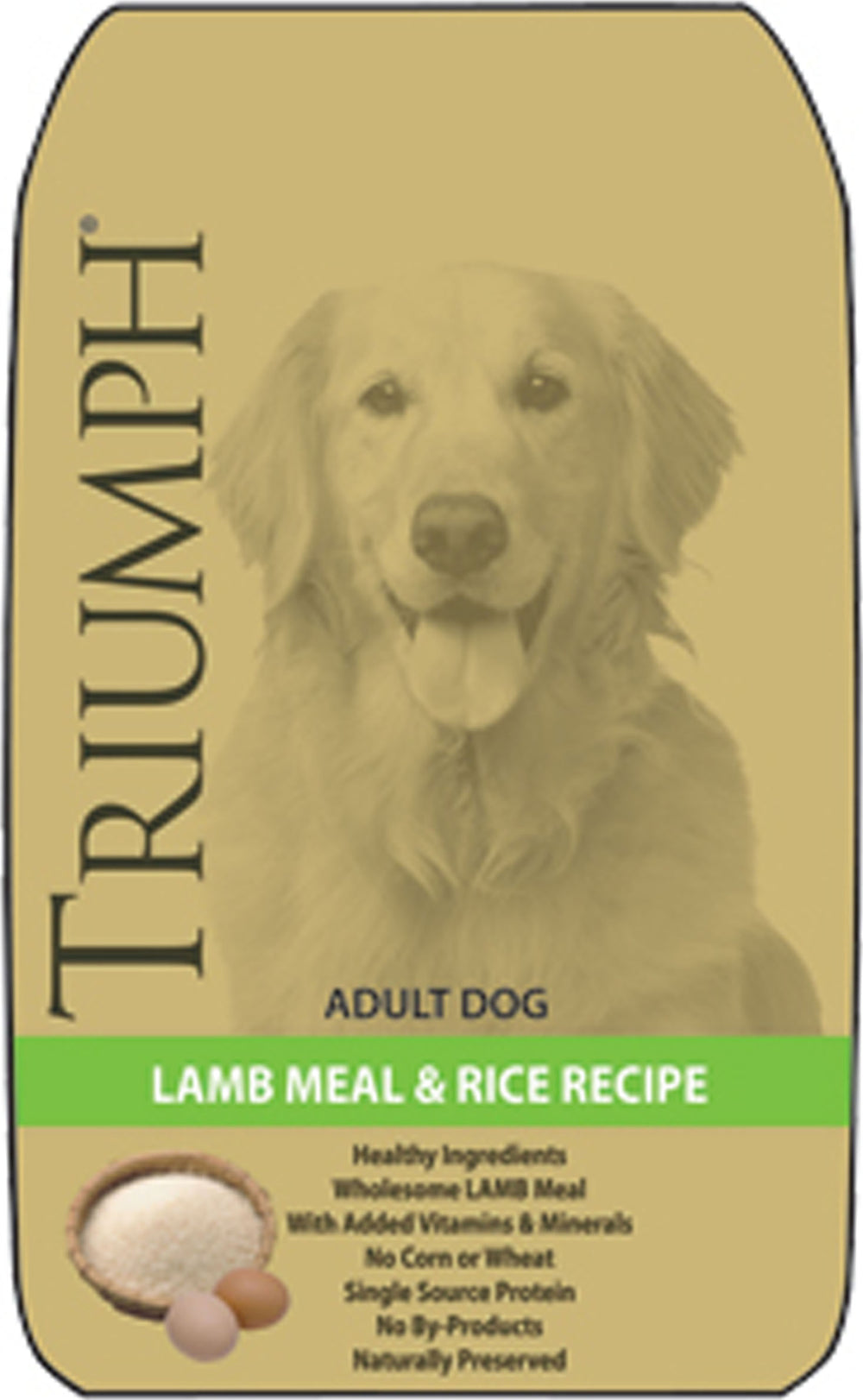 Triumph Pet Industries-Triumph Premium Dry Dog- Lamb & Rice 40 Lb