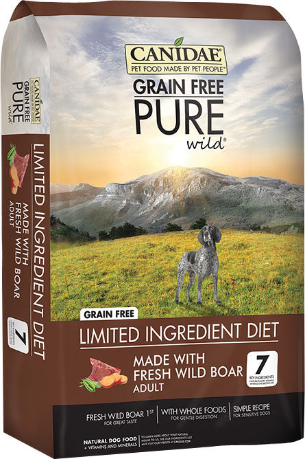 Canidae-Pure-Canidae Pure Wild Formula Dry Dog Food- Fresh Wild Boar 4 Lb