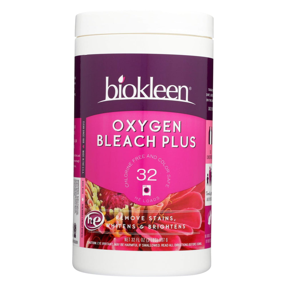 Biokleen Chlorine Free Oxygen Bleach Plus Powder - 32 Oz