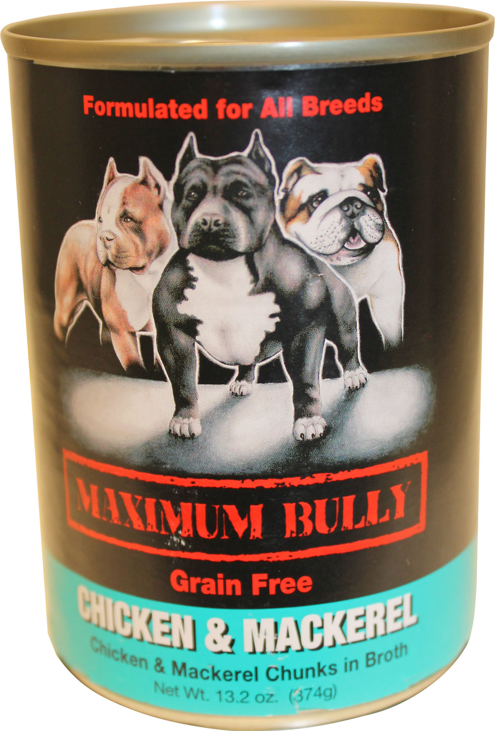 Replenish Pet Inc.-Maximum Bully Canned Dog Food- Tuna/chicken 13.2 Oz (Case of 12 )