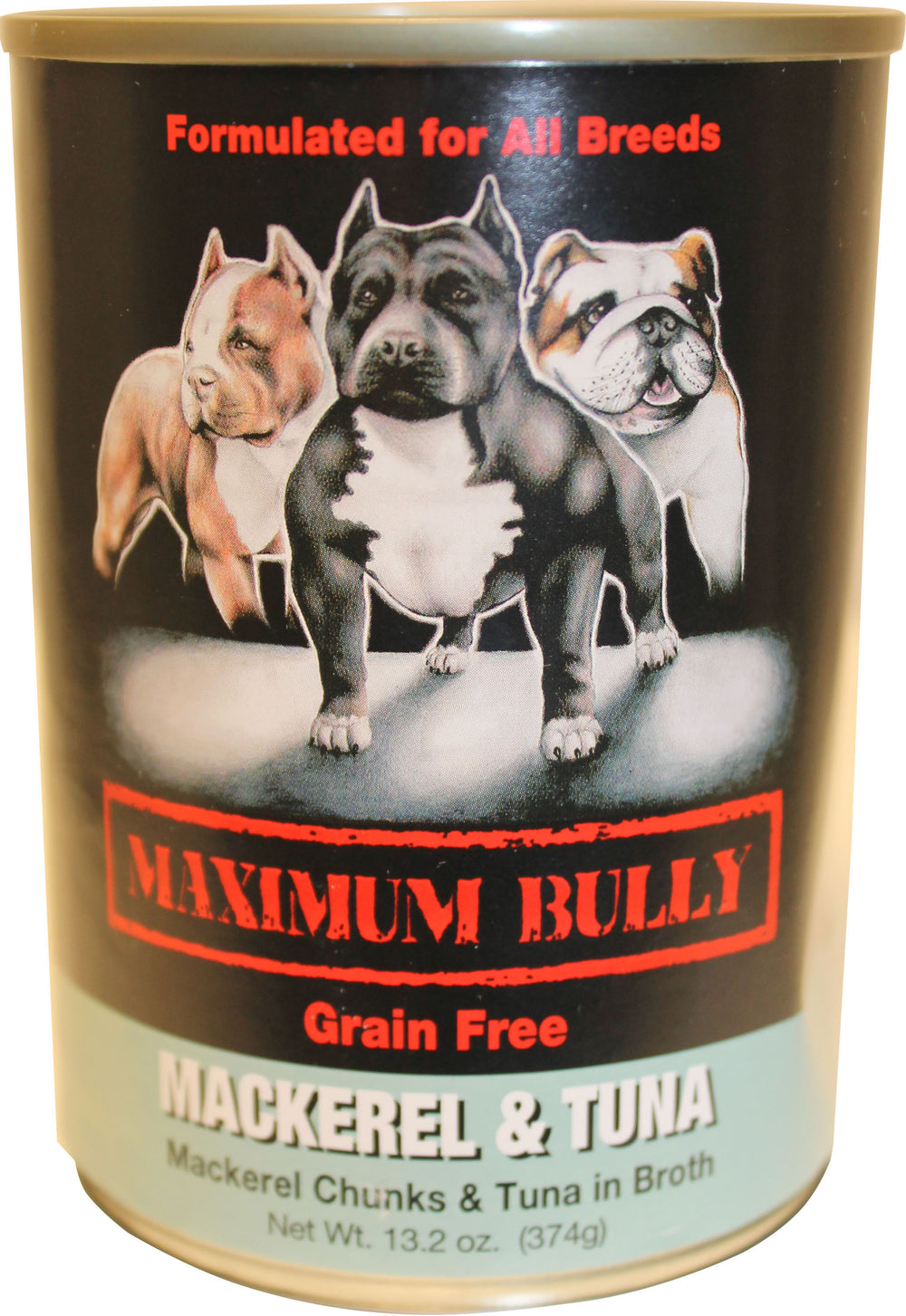 Replenish Pet Inc.-Maximum Bully Canned Dog Food- Tuna/chicken 13.2 Oz (Case of 12 )