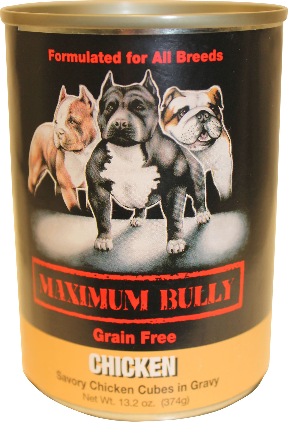 Replenish Pet Inc.-Maximum Bully Canned Dog Food- Tuna/chicken 13.2 Oz (Case of 12 )