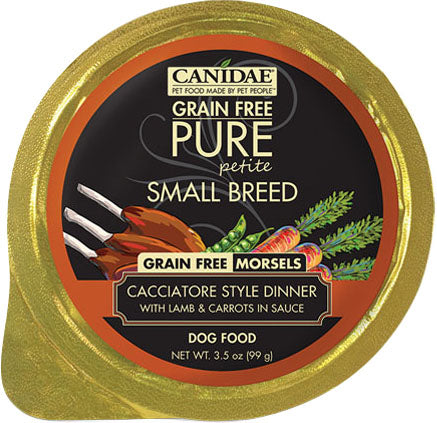 Canidae-Pure-Canidae Pure Petite Small Breed Morsel Wet Food- Turkey/green Be 3.5 Oz (Case of 12 )