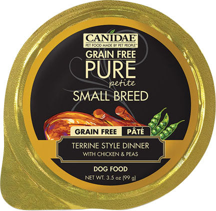 Canidae-Pure-Canidae Pure Petite Small Breed Pate Wet Food- Chicken/peas 3.5 Oz (Case of 12 )