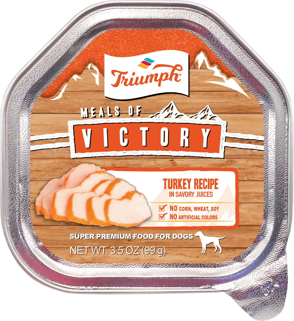 Triumph Pet Industries-Triumph Victory Wet Cup Dog Food- Chicken 3.5 Oz (Case of 15 )