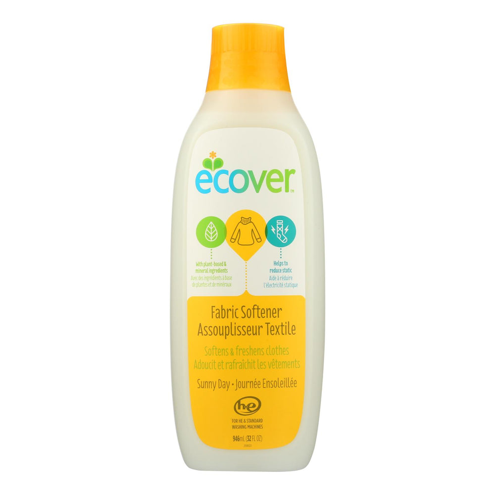 Ecover Fabric Softener - Sunny Day - Case Of 12 - 32 Fl Oz.