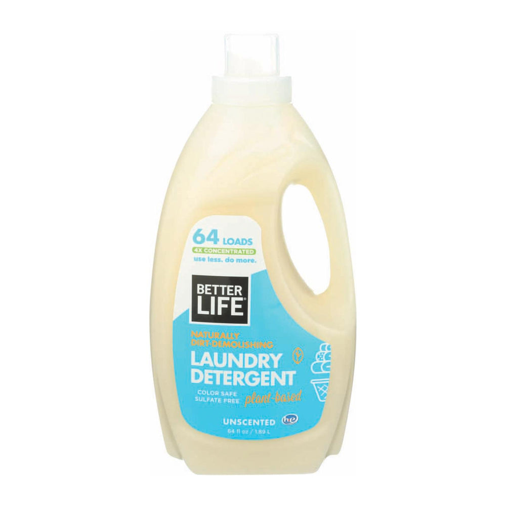 Better Life Laundry Detergent - Unscented - Case Of 4 - 64 Fl Oz