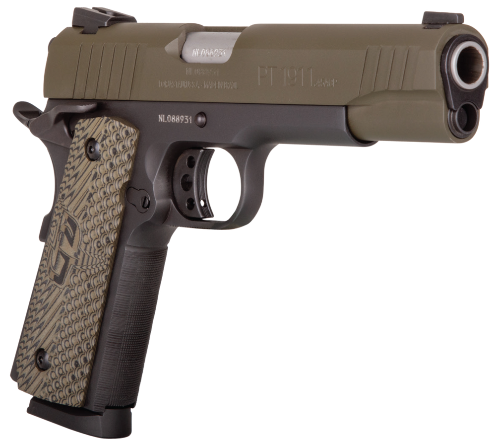 Taurus 1911, Tau 1191101mgvz 1911 45 Cera Milspec Grn