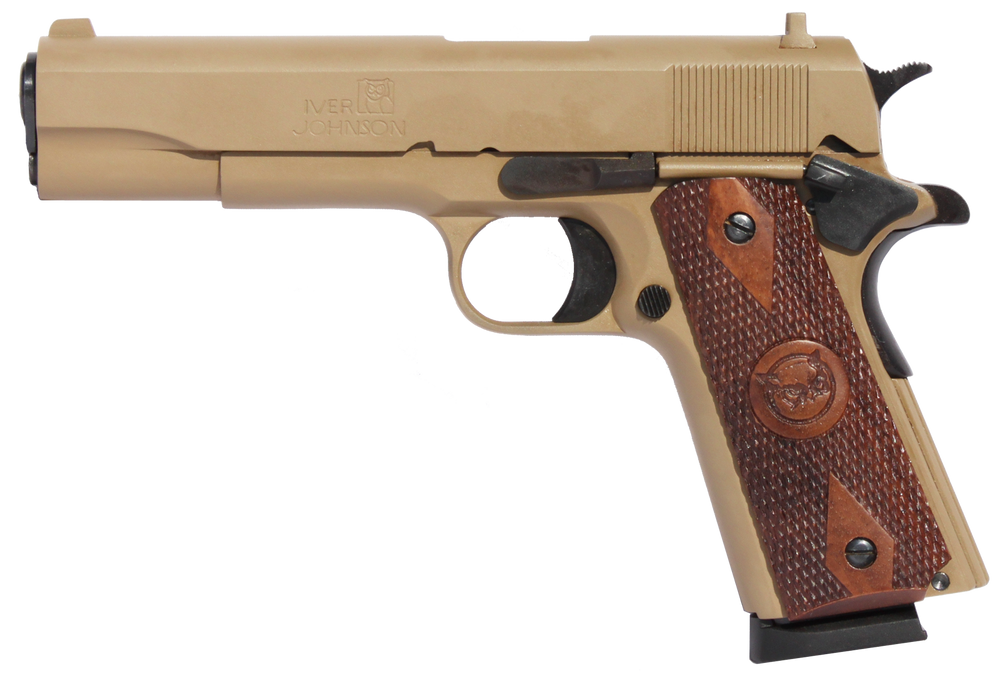 Oaks Wholesale Dist/iver 1911 A1, Iver 1911a1coyote 45 5in Gvrn Coy Tan