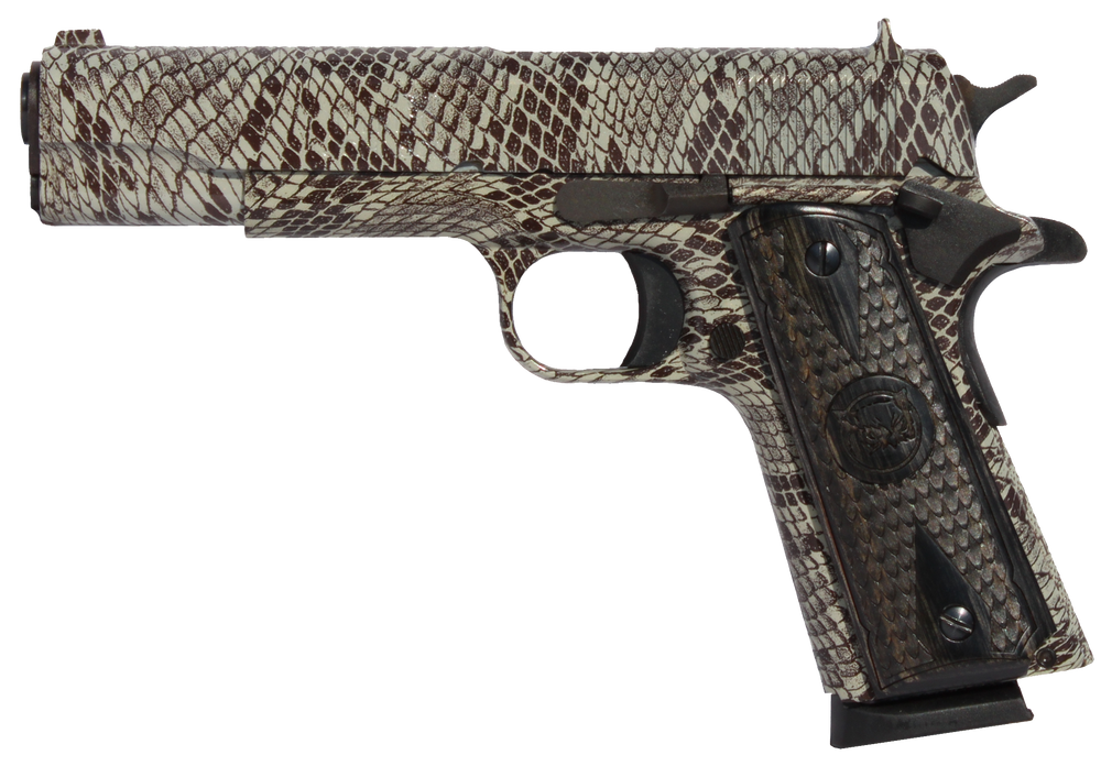 Oaks Wholesale Dist/iver 1911 A1, Iver 1911a1copperhead 45 5in Gvrn Snake Tan