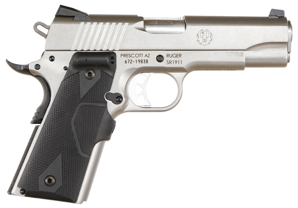 Ruger Sr1911, Rug 6725 Sr1911cmd 45 4.25 Ct  Ss