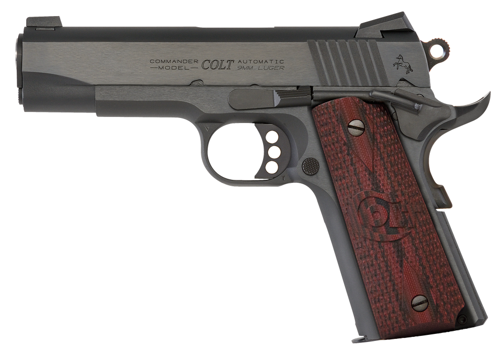 Colt Mfg 1911, Colt O4942xe Cmbt Commander  9mm  4.25 Bl