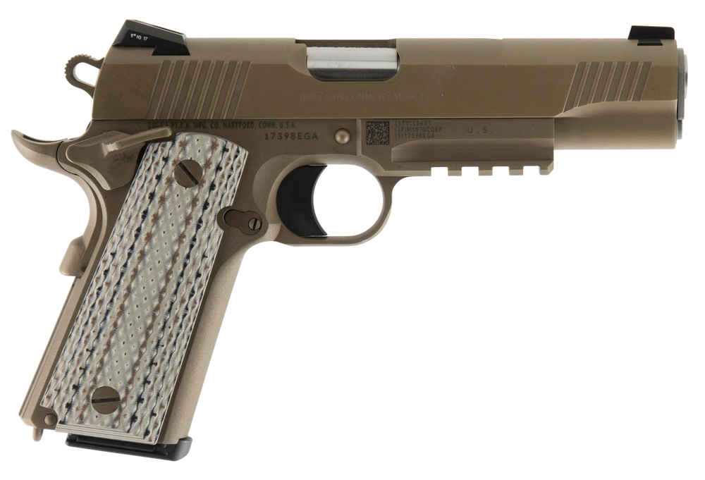 Colt Mfg 1911, Colt O1070m45 M45a1 Rail  45 Ns 5in Fde