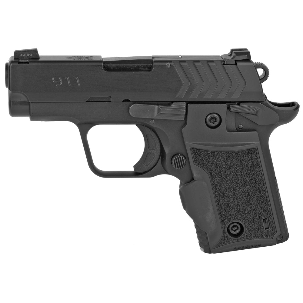 Sprgfld 911 380acp Blk 7rd Grn Lsr