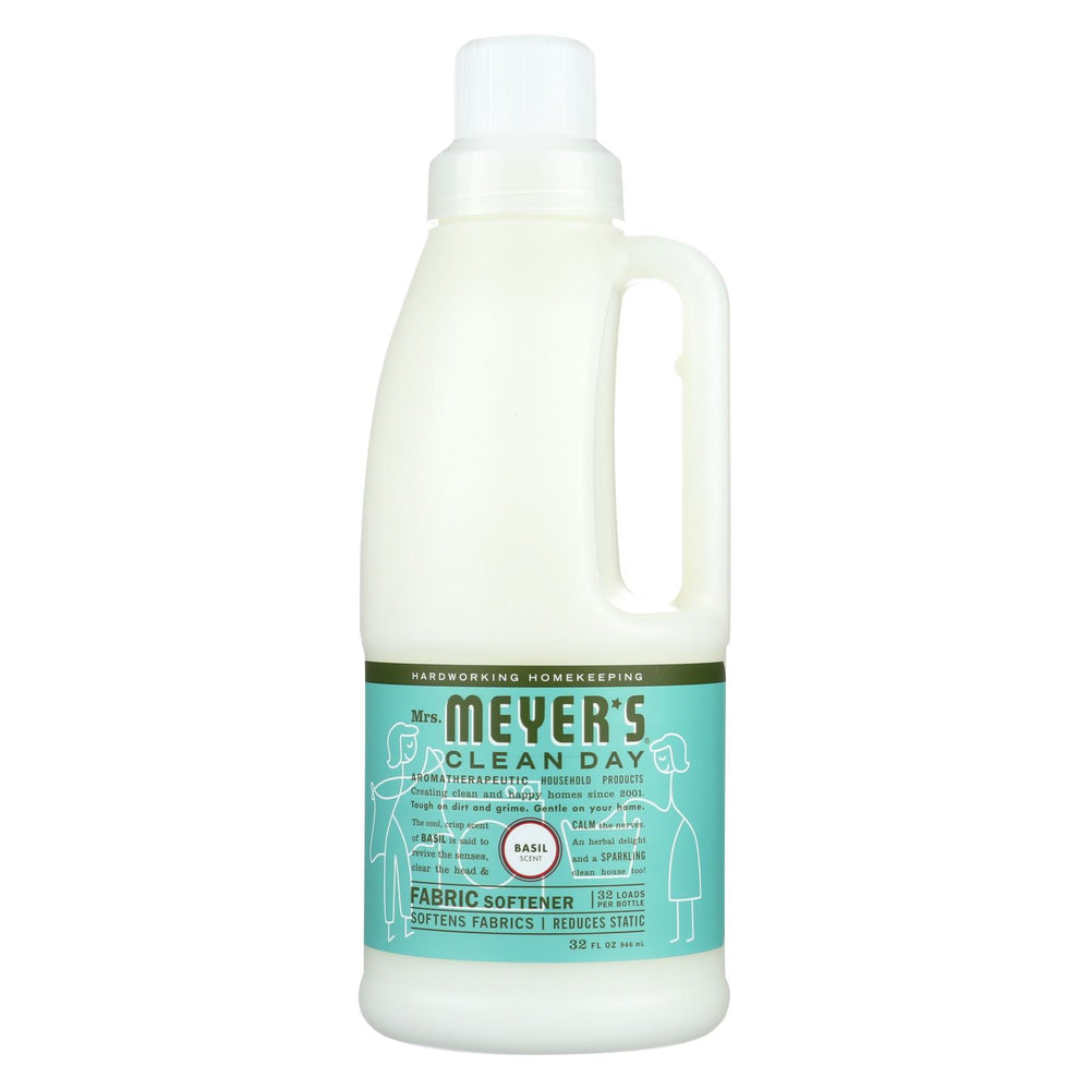 Mrs. Meyer's Clean Day - Fabric Softener - Basil - Case Of 6 - 32 Oz